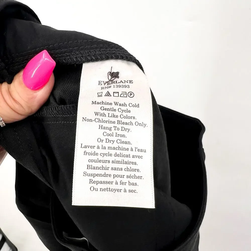 Everlane Womens The Way-High Drape Pant Size 8 Black 31